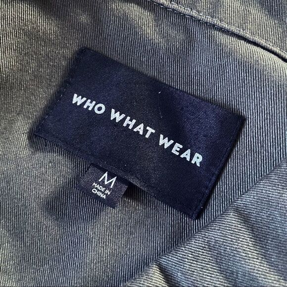 Who What Wear military canvas jacket - Picture 3 of 6